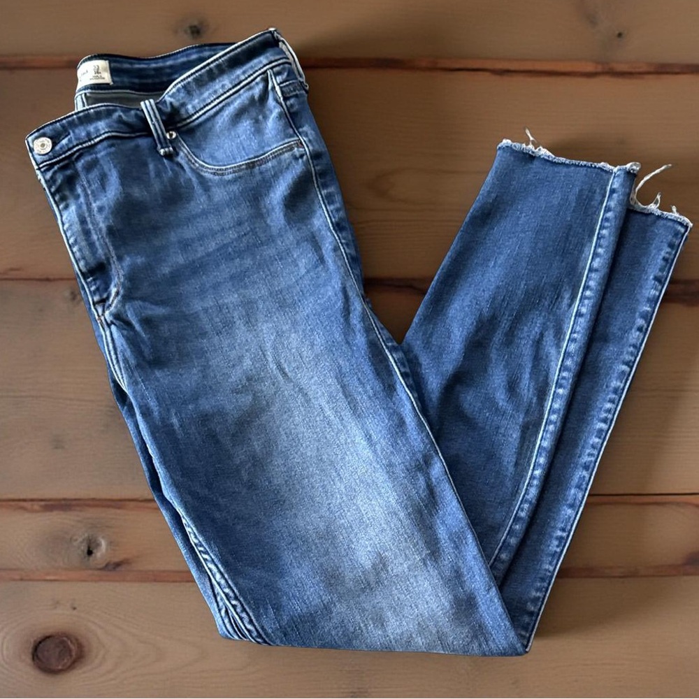 Abercrombie & Fitch The Jean Legging  High Rise Dark Blue